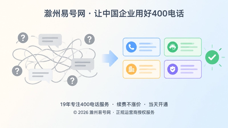 答复口径不统一与统一服务语言对比插画